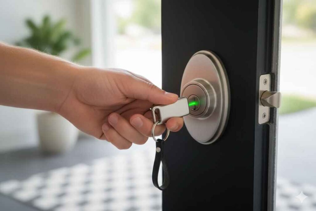 key maker opening a door lock in BTM Layout Bengaluru